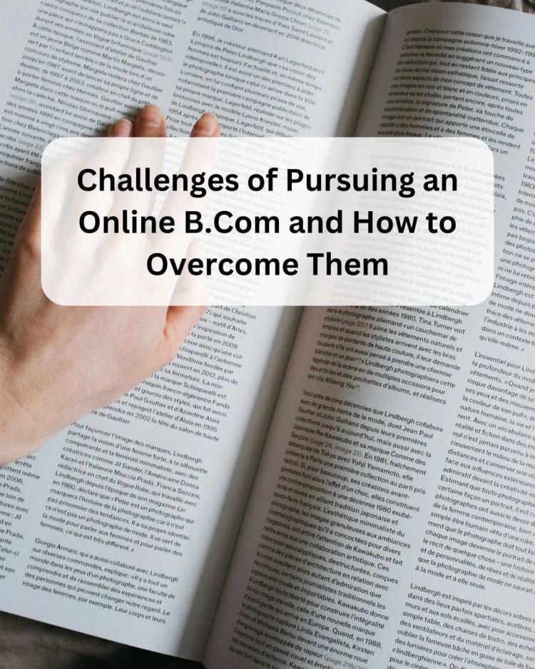 Challenges in Online B.Com