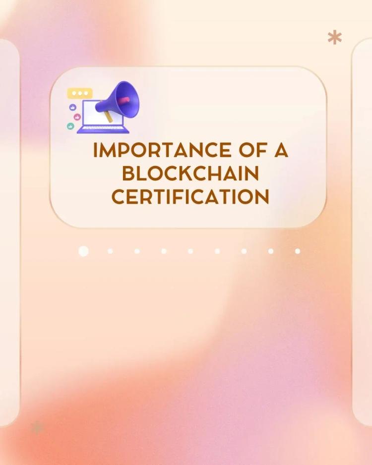 blockchain certification