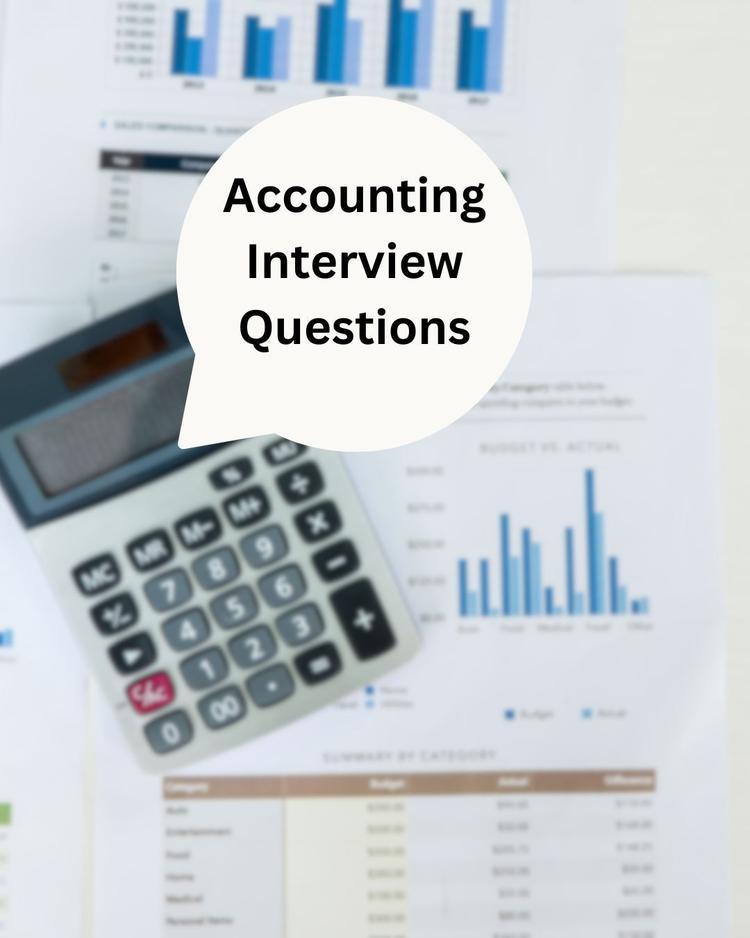 Amity Online accounting interview questions