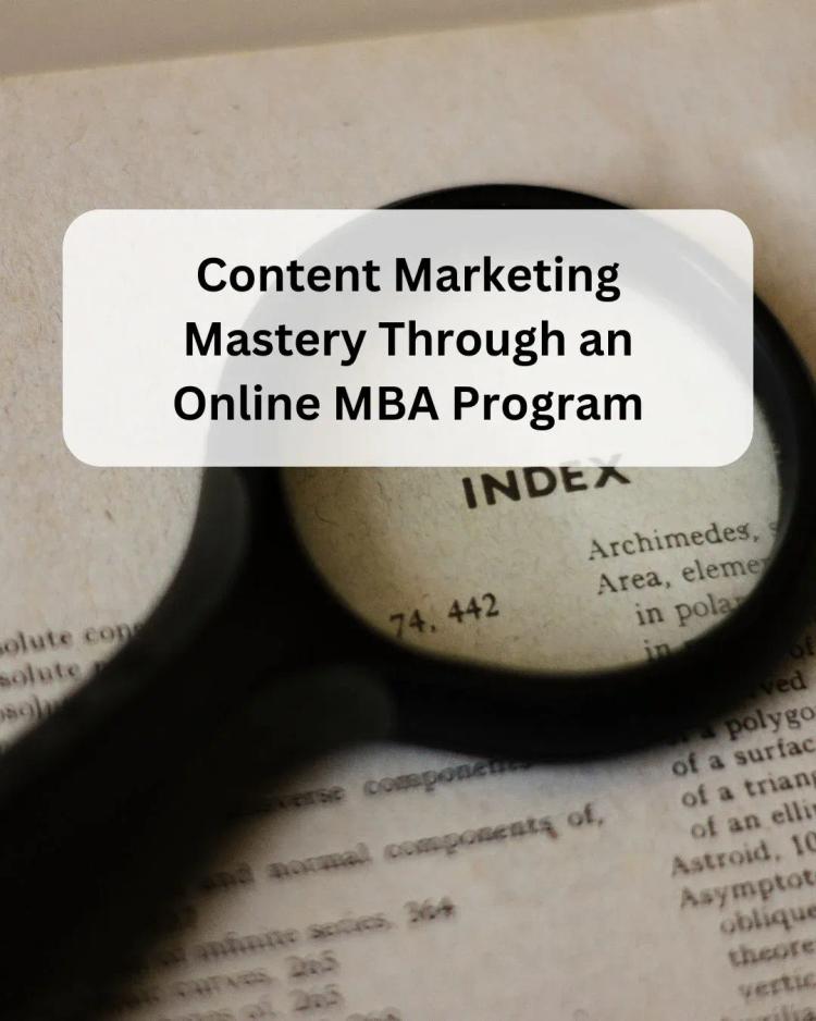Amity Online content marketing MBA